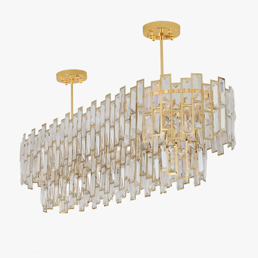

Luxury Crystal Chandelier Lighting Fixture Modern Lustre Cristal LED Light Home Decration Living Room Dining Room Hotel Cafe Bar