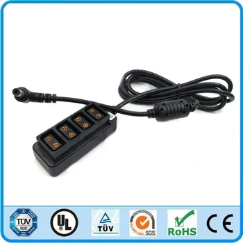 

TILTA Power Supply Cable, DC Right Angle DC 5.5*2.5mm to D-tap Female Splitter Cable Hub Cable