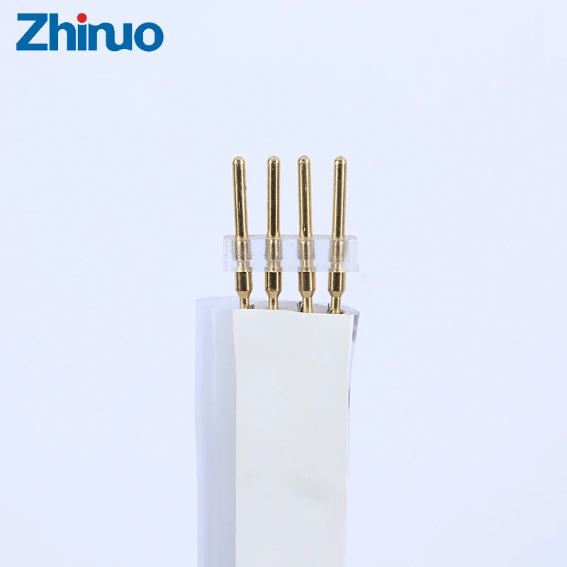 

ZHINUO Neon LED Strips Installation Accessories RGB Light Belt Connection Two-wire Three-wire Four-wire Conductor Pin Converters