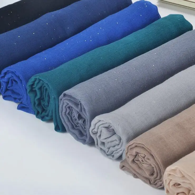 

Plain Hijab Glitter Shimmer Plain Viscose Scarf Fashion Women Scarf Long Women Shawl Muslim Shawl 10pcs/lot
