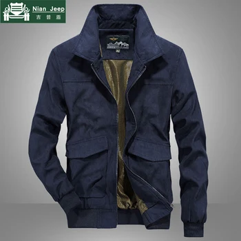 

Brand AFS JEEP Autumn Jacket Men High Quality Quick Drying Outwaer Mens Jackets Casual Multi-pocket Windbreaker Coats M-4XL