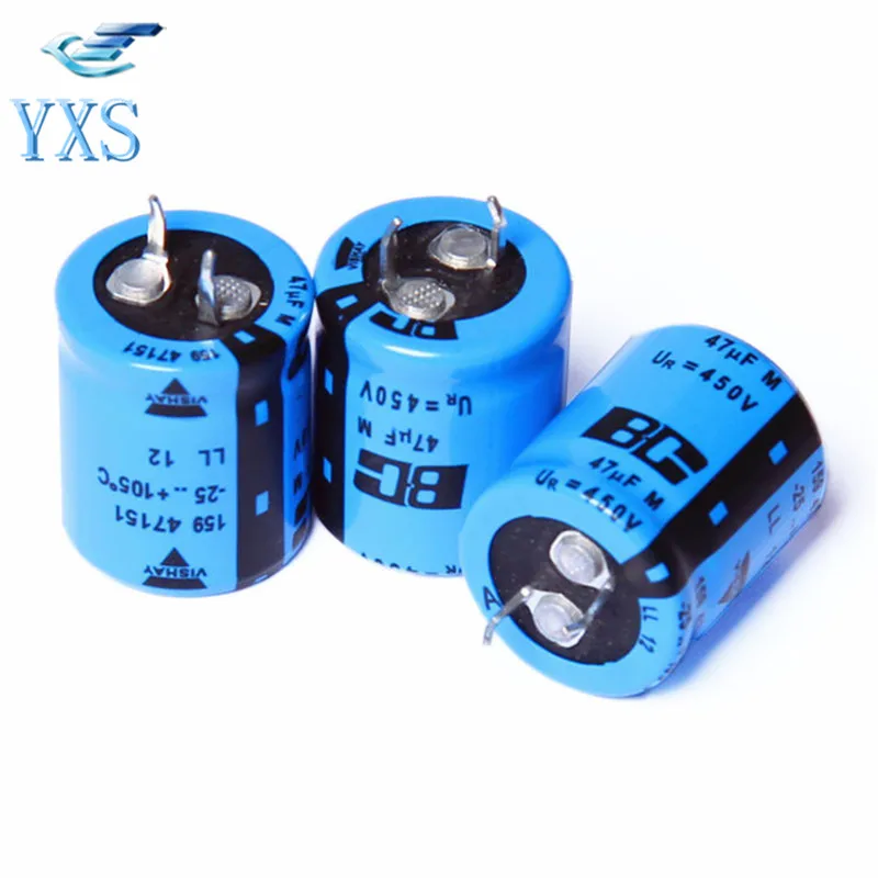10PCS/LOT BC High Voltage Capacitor 47uf 450V Volume 22*25mm 105 Degree | Электроника