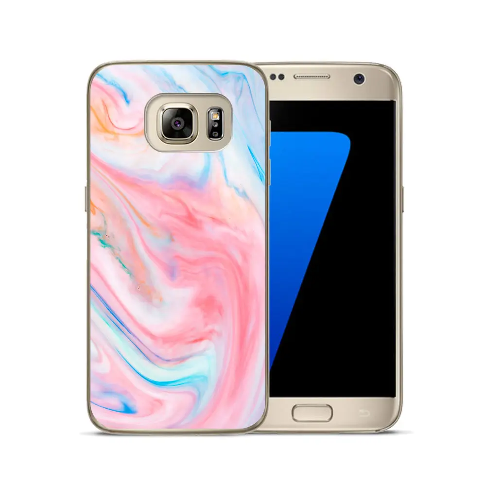 Smart Back Protective Phone Cover Case FOR Samsung S5 Soft TP Case FOR Samsung S8 Clear painted Case FOR Galax S6 S7 S8 Plus S9 (19)