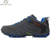 2016 Nouvelles Femmes Et Hommes de Sneakers Chaussures de Randonnée En Plein Air Plat Talon Bout Rond Semelle En Caoutchouc Escalade Sport Chaussures XWR075