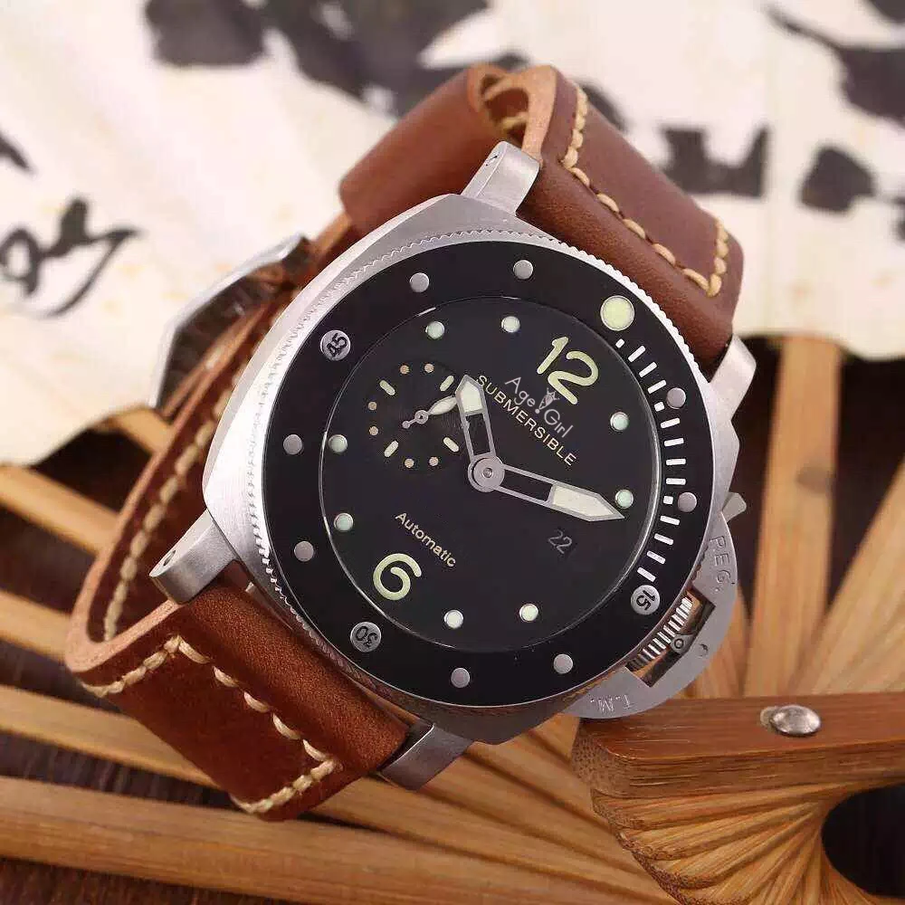 

Luxury Brand New Men Automatic Mechanical Sapphire Stainless Steel Silver Blue Black Ceramic Bezel Watch Luminous 47mm Sport