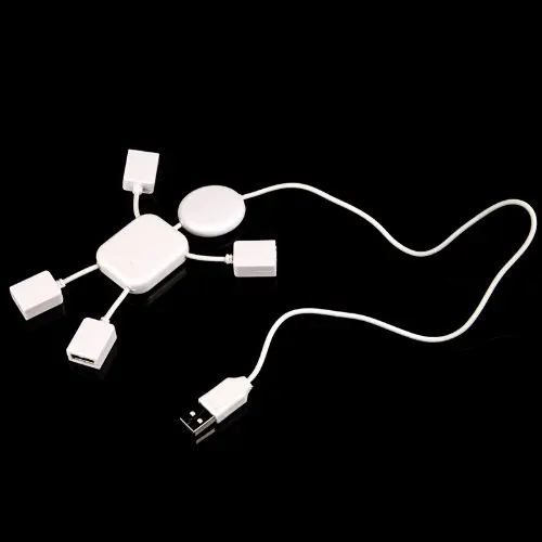 Высокоскоростной концентратор USB 2 0 с 4 портами мужской дизайн usb хаб для ПК