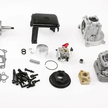 4 болта 32cc upgrade 36cc цилиндр комплект с walbro 1107 карбюратор для 1/5 rc детали для двигателя автомобиля