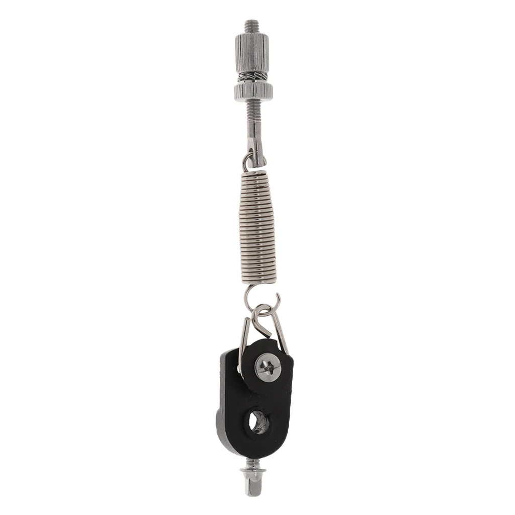 Tooyful Practical 2Pcs Drum Kit Foot Pedal D-ring Spring Cam, Tensioner, Springs Percussion Instrument Parts