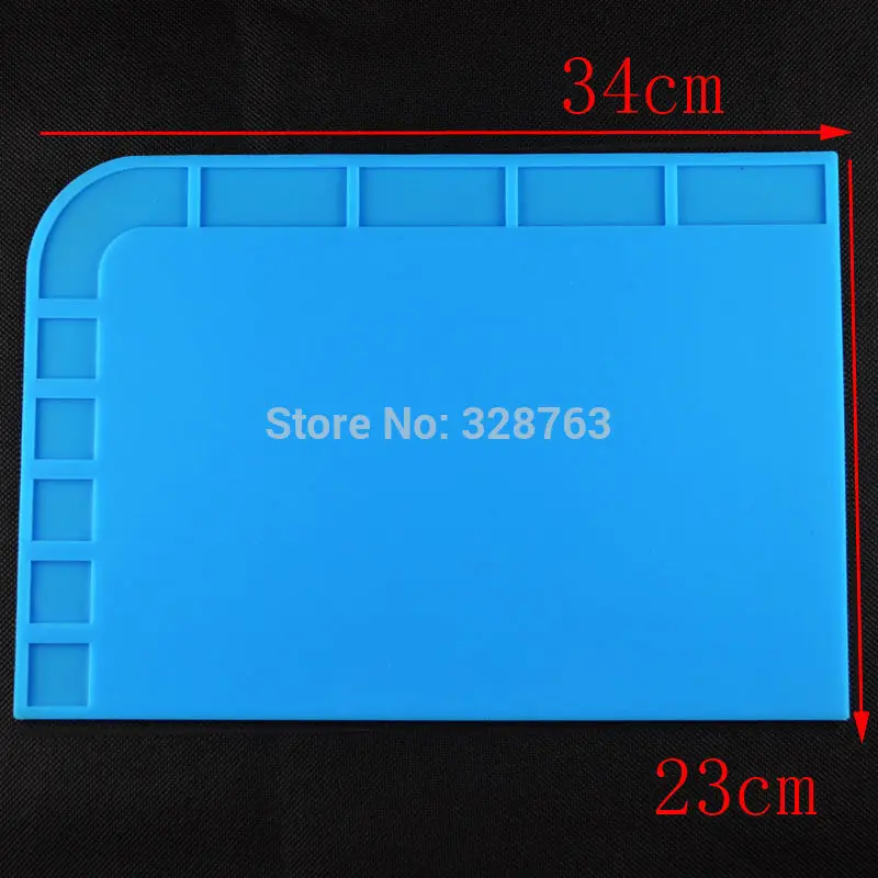 

Insulation pad 34cm*23cm*4mm Heat-resistant Heat Gun Phone BGA Soldering Station Repair Insulator pad desk mat maintain platform