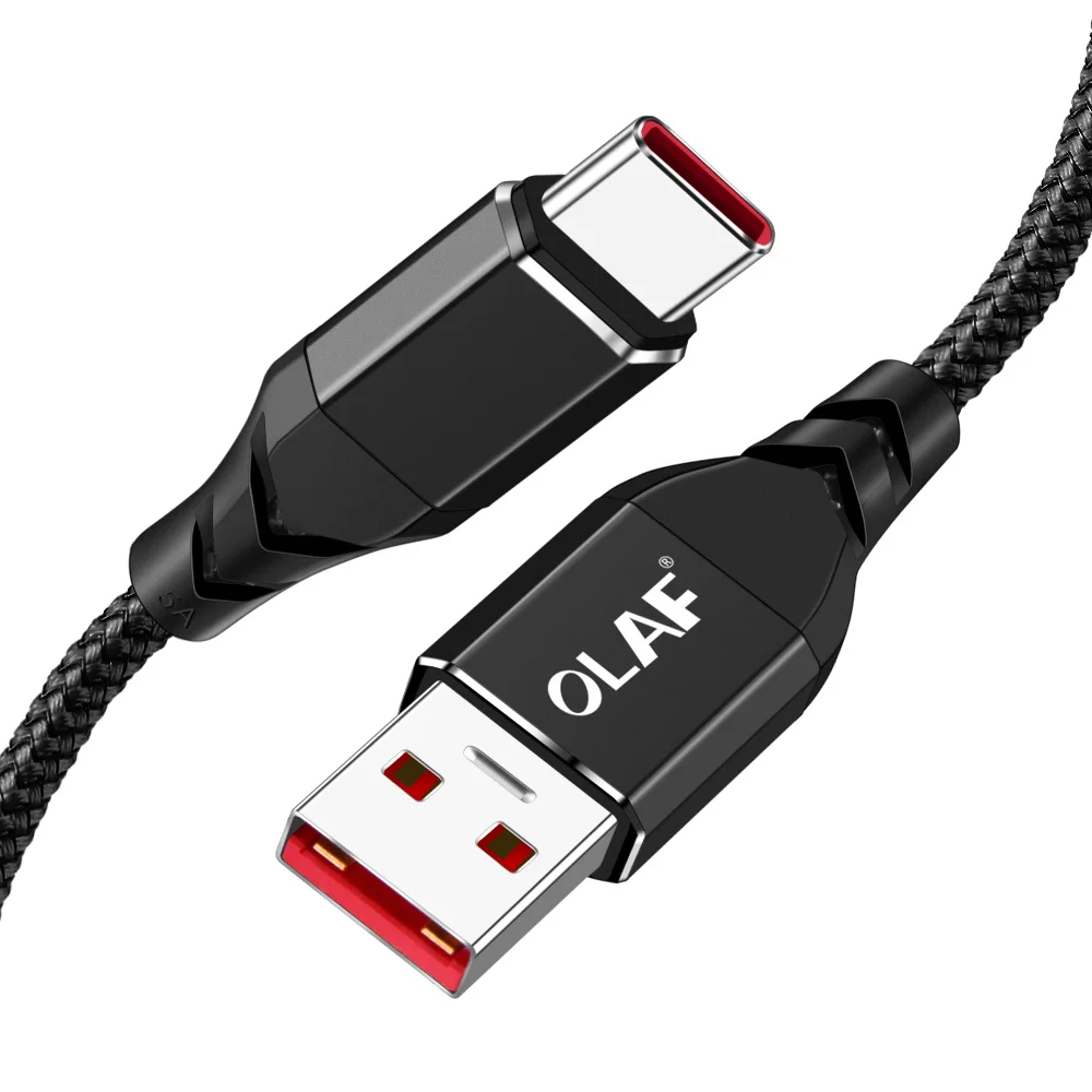 Олаф 5А usb type C кабель для быстрой зарядки кабель для передачи данных type-C USB C кабель для быстрой зарядки для Xiaomi Redmi Note 7 huawei samsung S10 S9