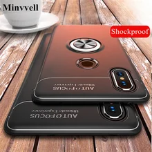 Luxus Auto Halterung Ring Magnetische TPU Schutz Volle Abdeckung Fall Für Xiaomi 8 MI 6 Redmi Hinweis 5A Redmi 4X 4A Telefon Fall Shell