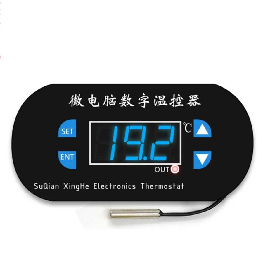 Full function 220V AC temperature controller for heating or cooling