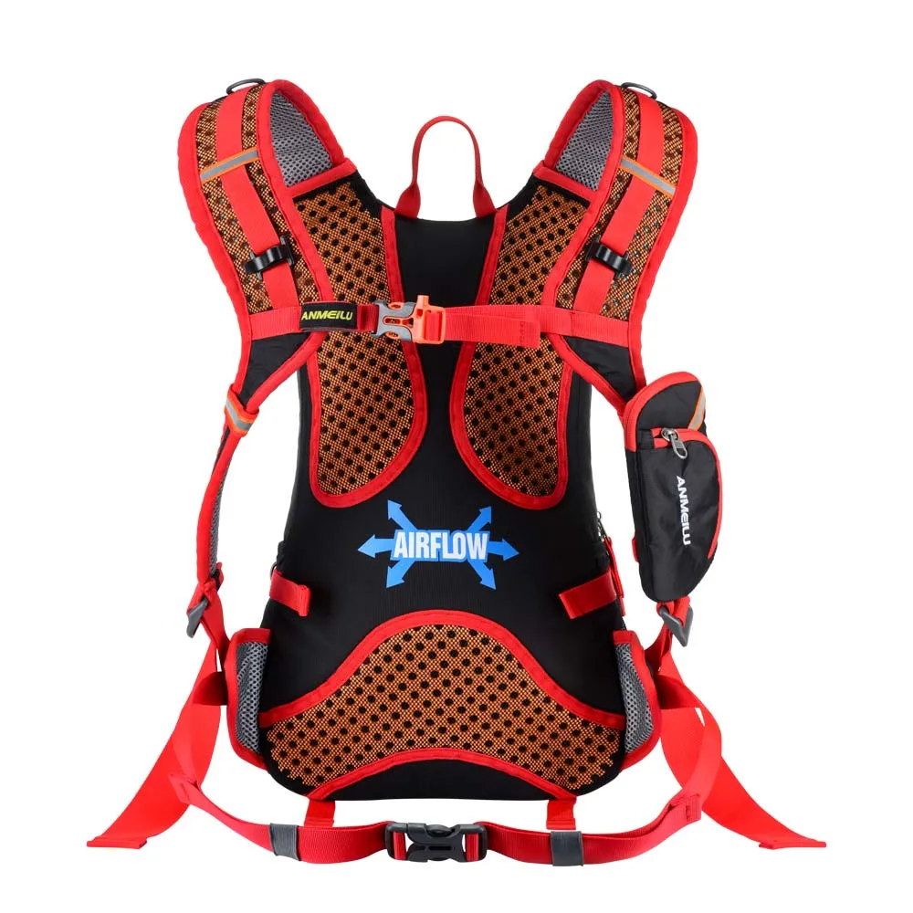 Perfect ANMEILU 18L Climbing Bags Cycling Bag Bicycle Backpack Hydration Sport Ultralight Hiking Pouch with Rain Cover casco ciclismo 2