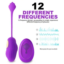 12-band wireless remote control jumping egg female silent charging fun wireless jumping egg female sex toys