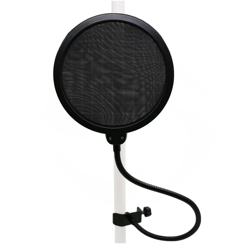 BM800 Двойной Профессиональный поет и записывает радио микрофон Анти-спрей распылительный фильтр сетчатый фильтр поддержка