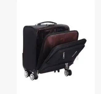 18 дюймов, чемодан для багажа, Оксфорд, для каюты, для посадки, Спиннер, чемодан для мужчин, для путешествий, сумка для багажа на колесиках, чемодан для путешествий