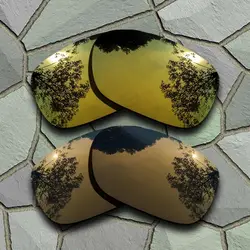 Желтые золотистые и бронзовые медные солнцезащитные очки поляризованные Сменные линзы для Окли Twoface