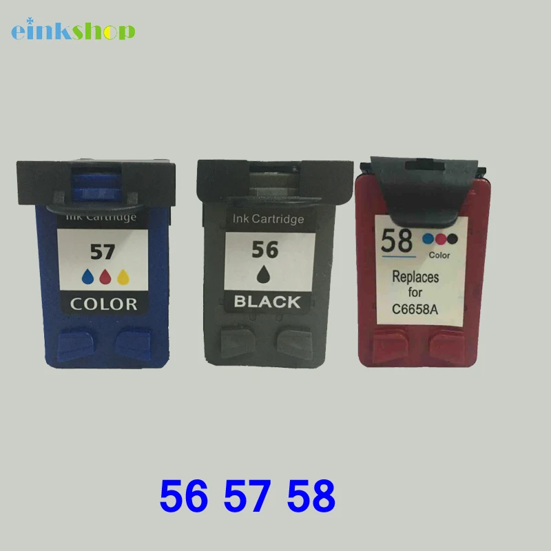 Cartuchos de Tinta j5500 all-in-one j5508 j5520 printer For hp 56 57 58 : For hp 57 Cartridge