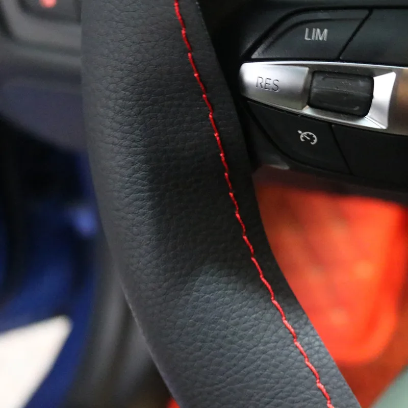 Car DIY Steering Wheel Covers/ Soft Fiber Leather braid on the steering-wheel of Car With Needle and Thread Interior accessories Car DIY Steering Wheel Covers/ Soft Fiber Leather braid on the steering-wheel of Car With Needle and Thread Interior accessories