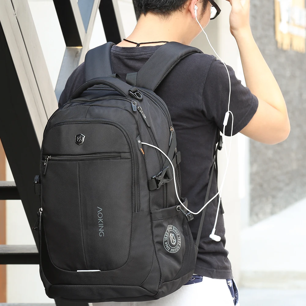 Beste Kopen Aoking Brand Men Backpack Light Comfort Fashion Urban For 15 Inch Laptop Breathable