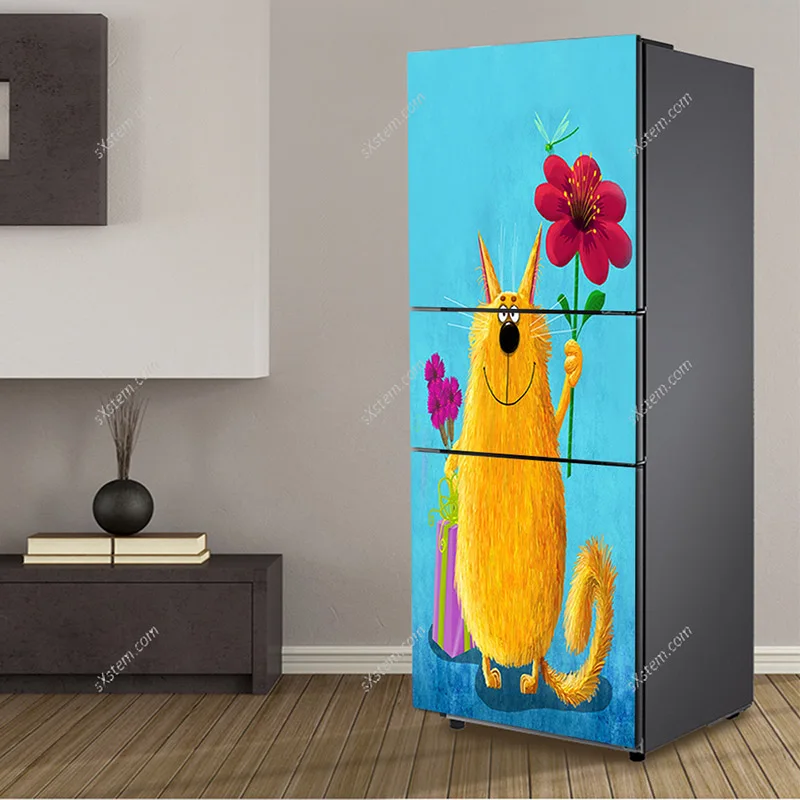 Buy yazi DIY Animals Design Fridge Sticker Mural PVC