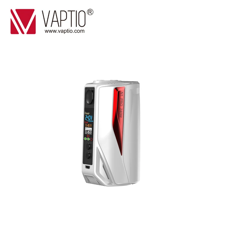 Электронная сигарета Vaptio 240 Вт коробка мод N1 Pro дисплей встроенный внешний 2/3*18650