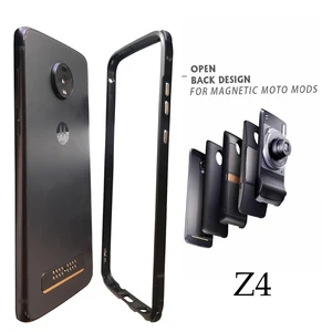 Bumper For Motorola Moto Z4 Compatible Moto Mods Aluminum Metal Shockproof Frame Bumper Cover Case For Moto Z4