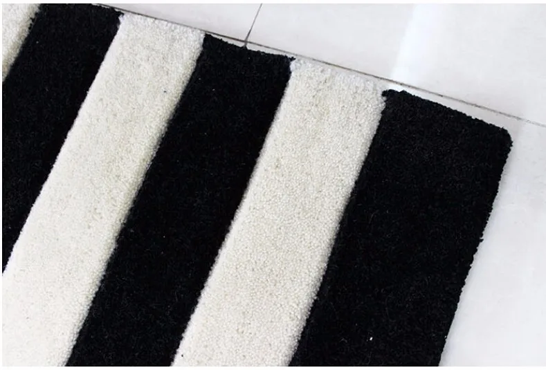 Акриловый ковер черный и белый alfombres Tapete ковер ковры для современной гостиной ковры и ковры Alfombras de sala