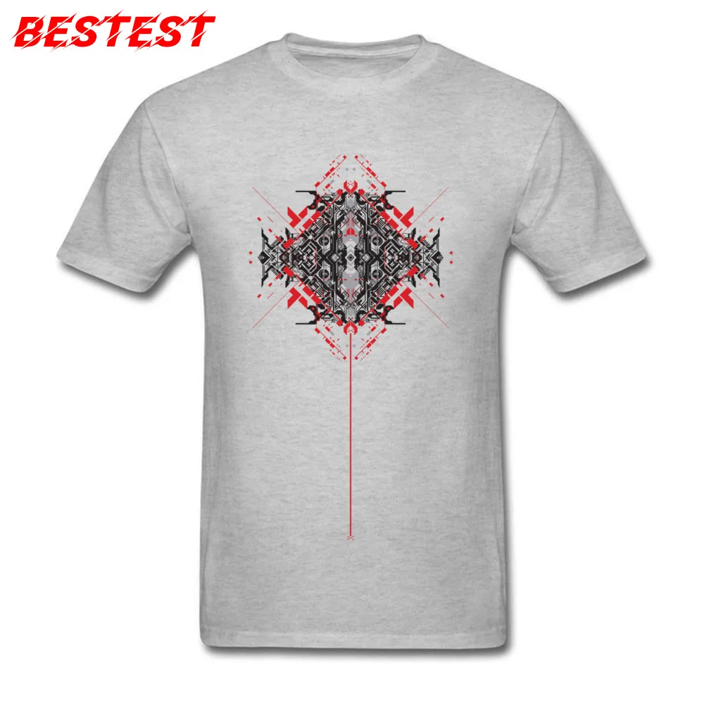 Abstract 2 Line T-Shirt Short Sleeve Slim Fit Designer Men Summer Fall Tops Shirts Slim Fit Tops & Tees Round Collar Pure Cotton Abstract 2 Line grey