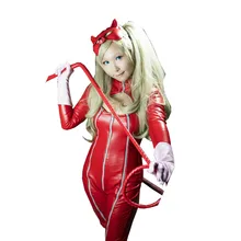 Persona 5 Anne Takamaki Kaitou костюмы для косплея PU женщина комбинезоны женщин Красный боди Хэллоуин Рождество форма индивидуальный заказ