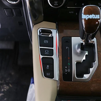 

Lapetus Electric Hand Brake Parking Button Decoration Frame Cover Trim ABS Fit For Toyota Alphard / Vellfire AH30 2016 - 2019