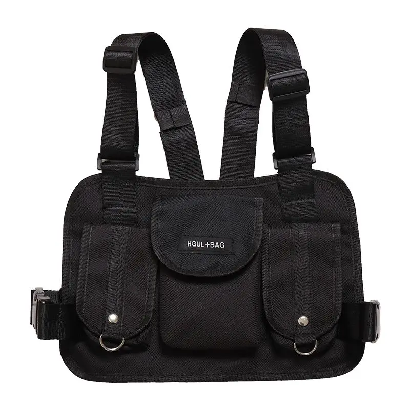 Нагрудная сумка в стиле хип-хоп, уличная функциональная посылка, Военная Тактическая нагрудная сумка, перекрестная поясная сумка Kanye West, поясная сумка