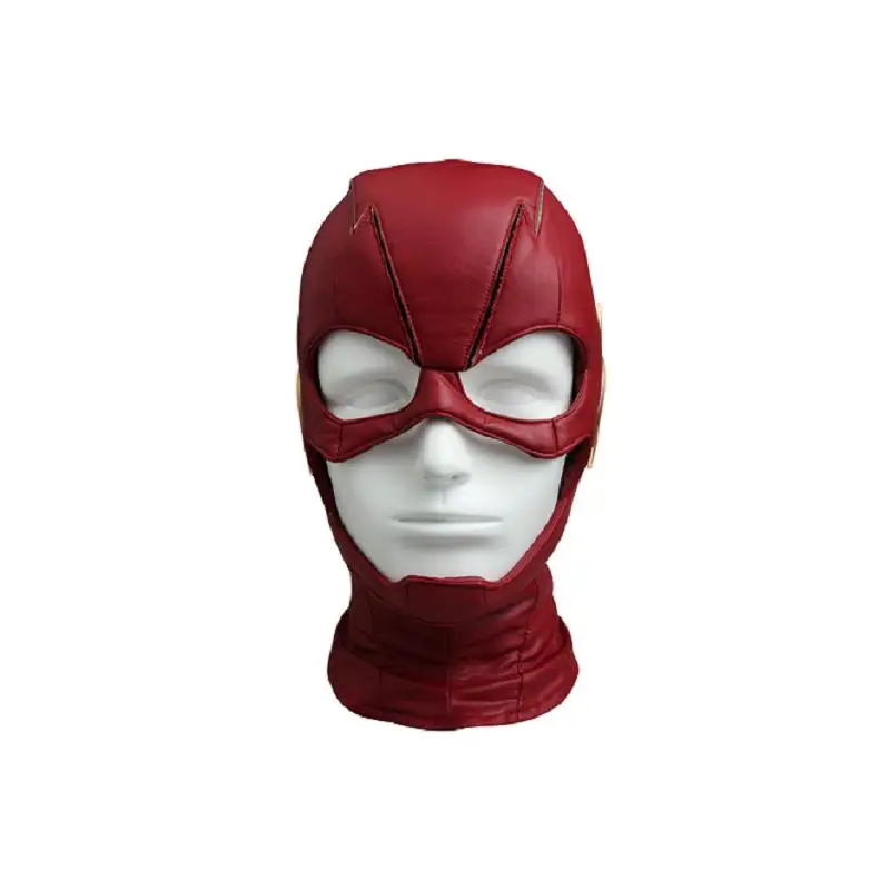The Flash Season 4 Cosplay Barry Allen Costume Dc Comics Jacket Superhero Outfit Halloween Mask Adult Men Custom Made Leather