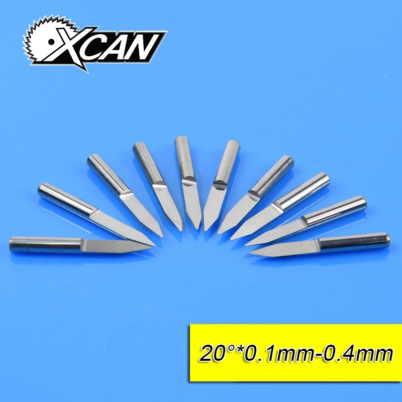 

Free Shipping10Pcs 3.175mm Tungsten Steel V Shape Carbide PCB Engraving Bits CNC Router Tool 20 Degree Machine Accessories