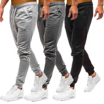 

Hirgin 2018 New Fashion Hot Popular Men's Gymwear Fitness Joggers Pants Sweatpants Running Casual Loose Trousers Wholesale