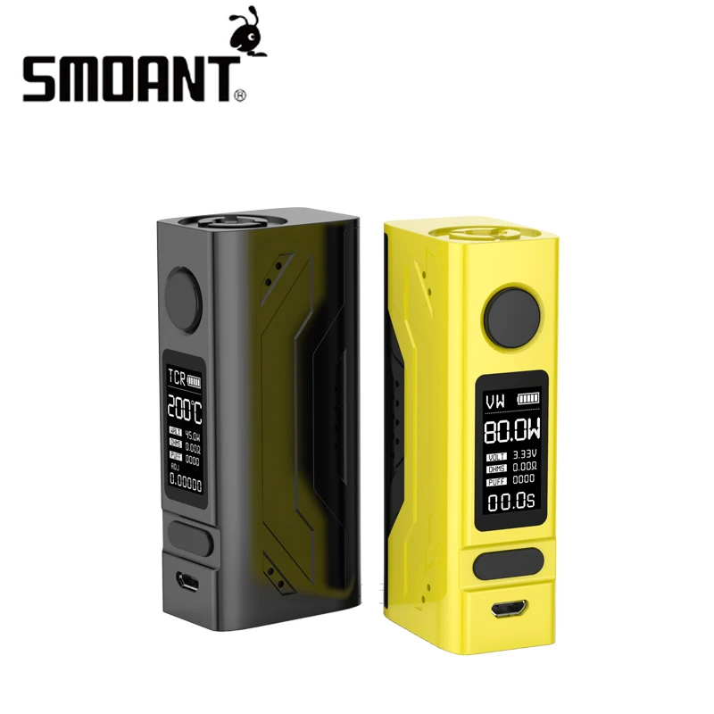 

Smoant Battlestar Mini TC box mod 80w vape mods 18650 e cigarette mod box 510 Thread Electronic Cigarette vaper mode