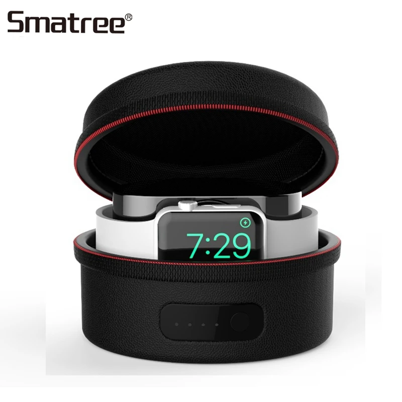 Smatree Зарядное устройство сумки для наручных часов iWatch серии 4/3/2/1 QI Беспроводная
