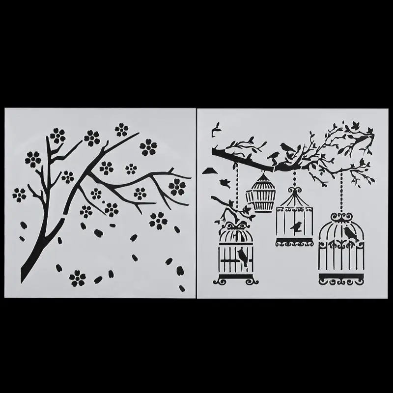 

DIY unique Craft Layering Stencils Wall Painting Scrapbooking Paper Cards Album Decor