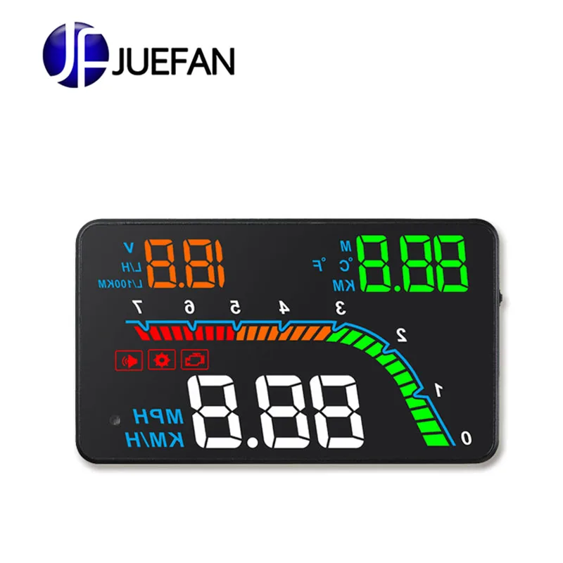 

Car HUD Head-up Display Factory Car Universal HD Speed Digital Projector OBD Computer T100