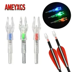 6/9pcs Archery Arrow Nock With LED Light Automatic Illuminated Arrow Cam Fit 4.2mm Arrow Shaft Bow Hunting Shooting Accessories 6/9pcs Archery Arrow Nock With LED Light Automatic Illuminated Arrow Cam Fit 4.2mm Arrow Shaft Bow Hunting Shooting Accessories