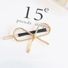 2017 beautiful Girls Hair Accessories Princess PU Leather Fabric Hair Clips Gold Silver Bows Hairpins Hair Barrettes Gifts