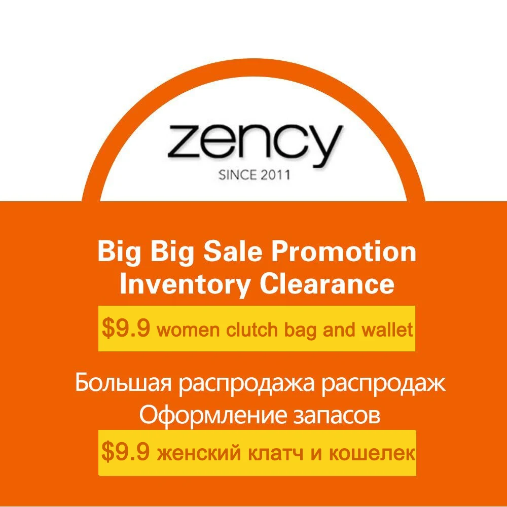 Zency جرد التخليص $9.9 المرأة حقيبة صغيرة و المحفظة 100% جلد طبيعي نوعية جيدة جديد نموذج لا تسمح عودة استرداد
