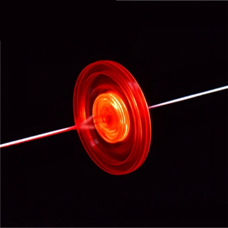 Cable Flash marvel Flywheel Gyro Light UFO Children's Night Fitness Light glow in the dark saucer flying haloween gift Kids Toys