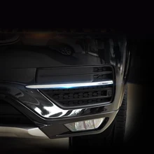 Esterno Della Luce di Nebbia Copertura Della Lampada Della Striscia Decorazione Assetto ABS Bicromato di Potassio Per Volvo XC90 2nd Gen 2015-2018 car styling