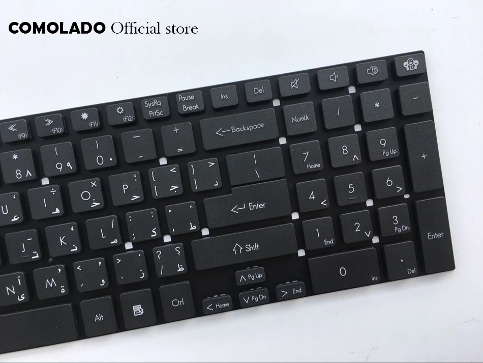 AR Arabic keyboard for Gateway NV55 NV57H NV75S NV77H black keyboard AR Layout (2)