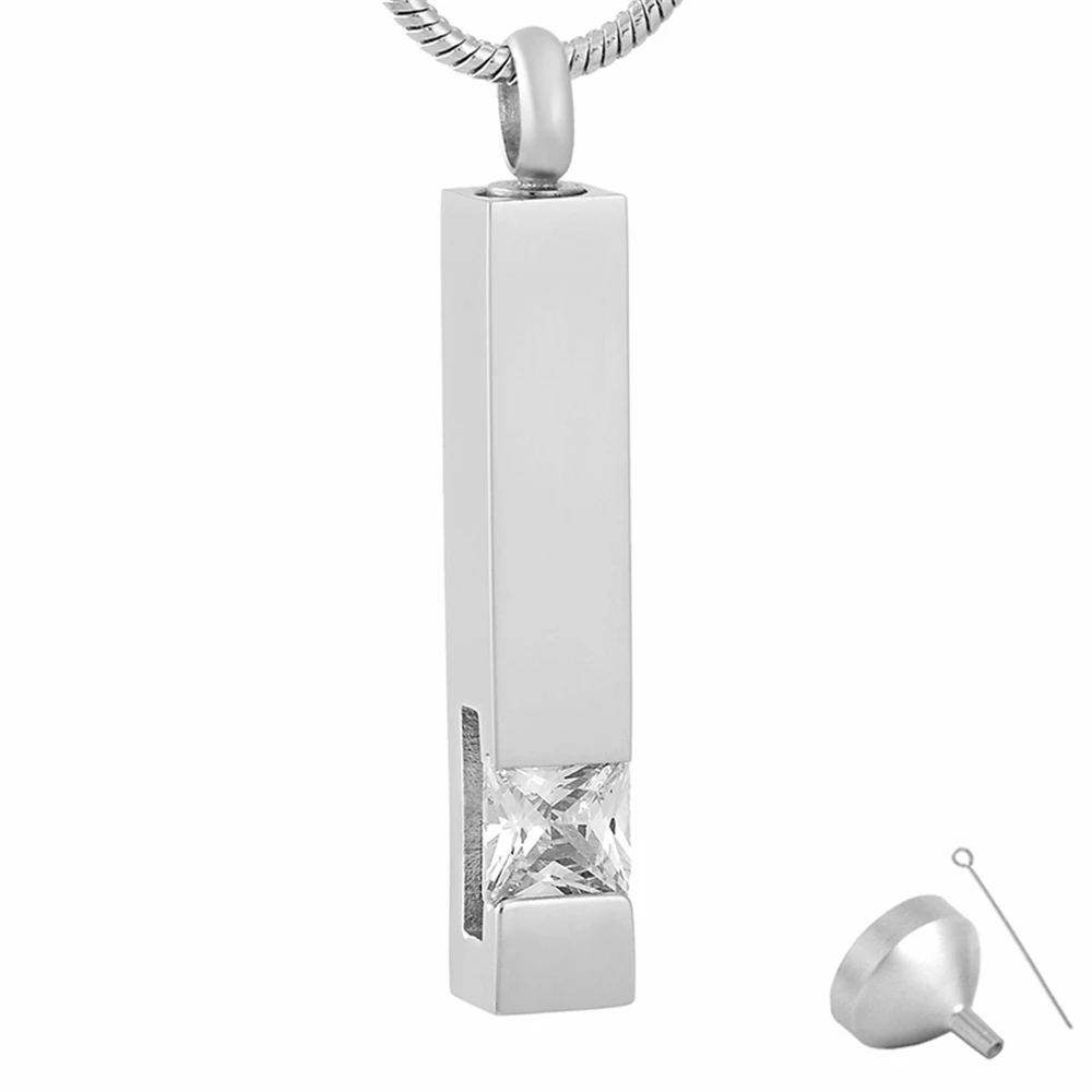 9726 Quantum прозрачный кристалл урна подвеска-урна для праха-Cremation Jewellery