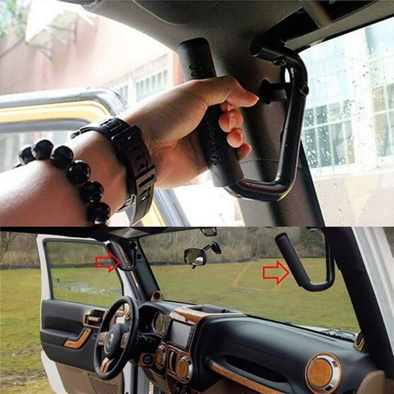 KaTur 1 пара Передняя ручка для Jeep Wrangler JK Rubicon Sahara Sport 2007 2017 2/4 дверь твердая сталь
