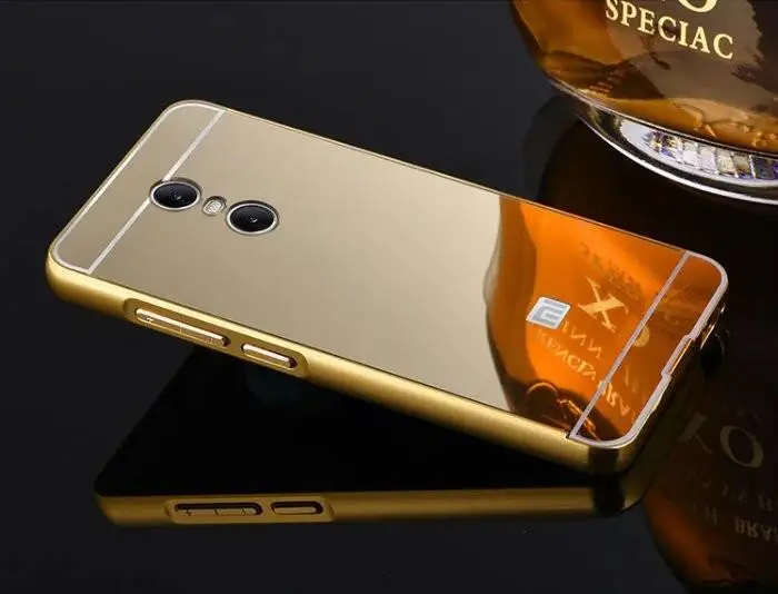 Luxury Rose Gold Mirror Cases For Xiaomi Redmi 5 Plus Alumimum Metal Frame shell Back Cover for Redmi 5 Plus xiaomi leather case charging Cases For Xiaomi