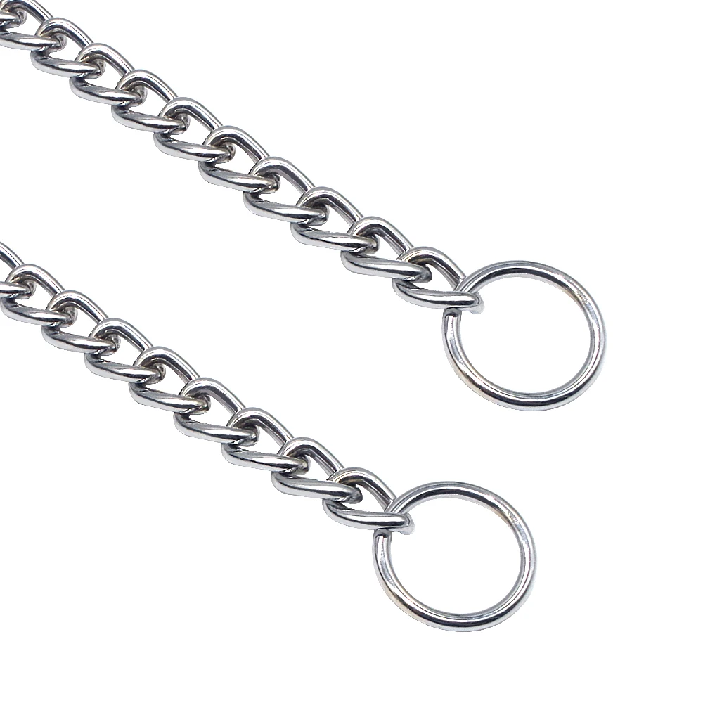 Dog Collar Pet Collar Personalized Pet Dog Chain Choke Collar Pets Training Engraved ID Slip Collars Choker for Medium Large Dogs Pitbull Pug Bulldog