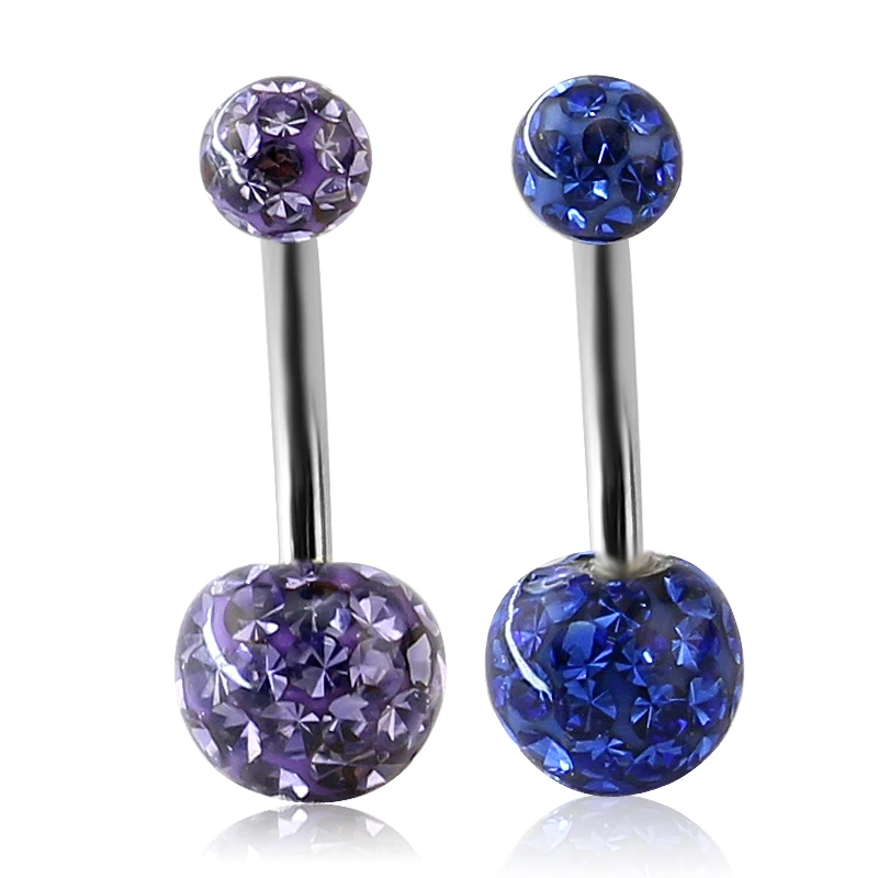 

2016 Exquisite Beautiful Earrings Navel Piercing 1.6*10*8/5MM Navel Ring Piercing For Women Stainless Steel Piercing Jewelry